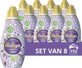 Robijn Klein & Krachtig Collections Color Spa Sensation Vloeibaar Wasmiddel - 8 x 19 wasbeurten - Voordeelverpakking