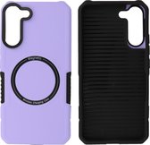 Coque Samsung Galaxy S22 Plus MagSafe - Coque Arrière Antichoc - Violet