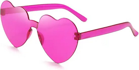 roze hartjes bril