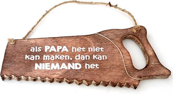 Papa Zaag Hout - Zaag - Papa - Vaderdag