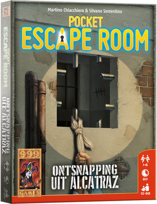 Pocket Escape Room: Ontsnapping uit Alcatraz Breinbreker - 999 Games