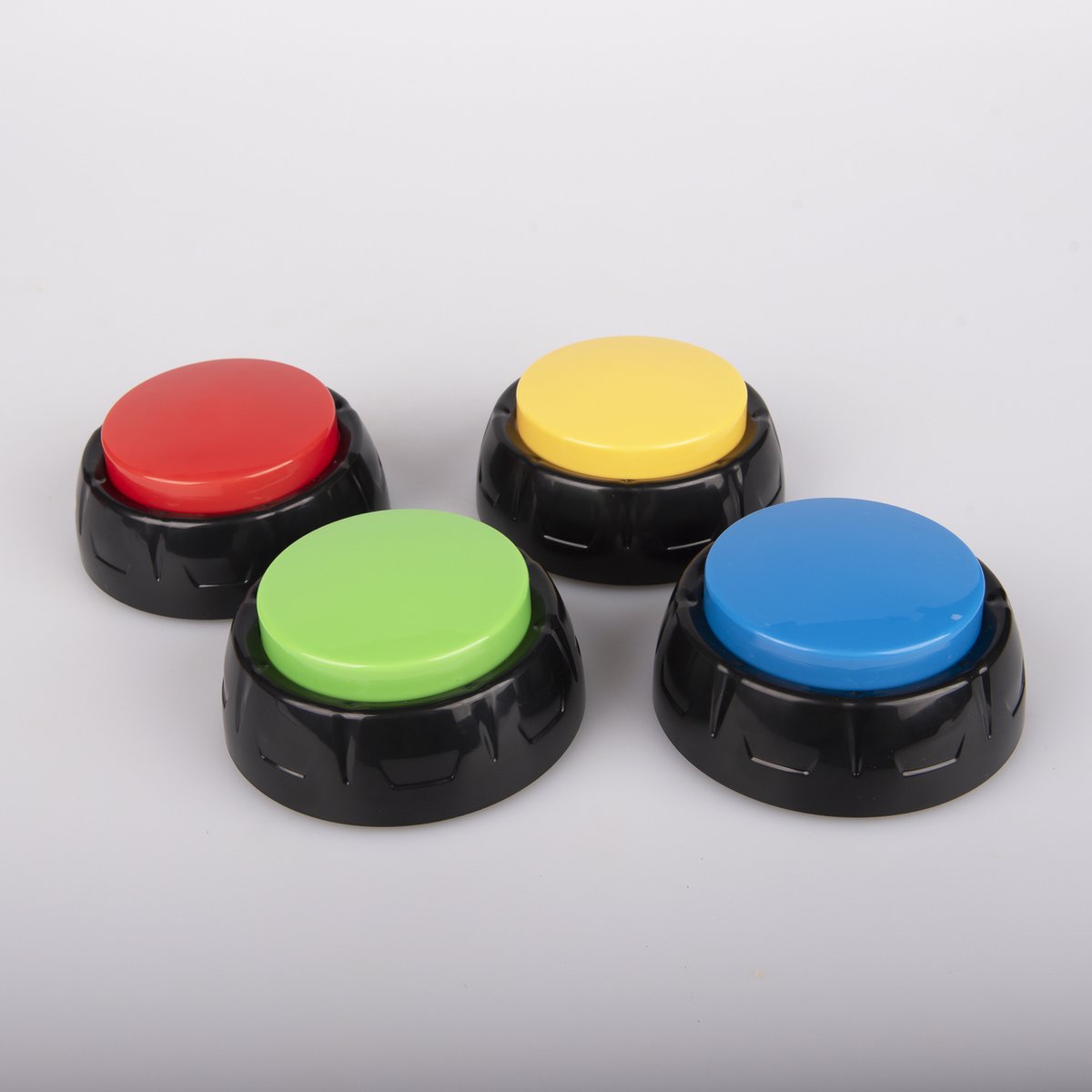 Batterijen AAA Niet Inbegrepen 6-delige Praatknoppen Voor Honden - Opneembare Knop 30 Sec, Voor Communicatietraining Met Honden Of Katten Creme Of Nature