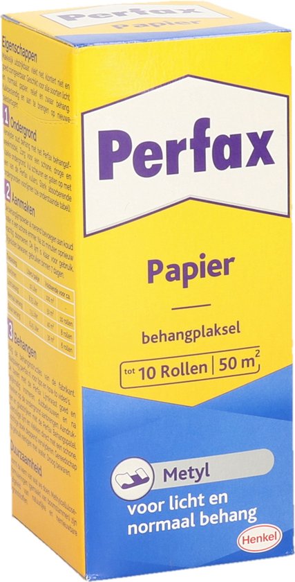 2x packs de colle à papier peint Perfax papier peint lourd à