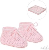 Soft Touch Babyslofjes New Born 0-3 Maanden Meisjes Roze Verzonden als afbeelding met vooorgevormde inleg (pakket!)