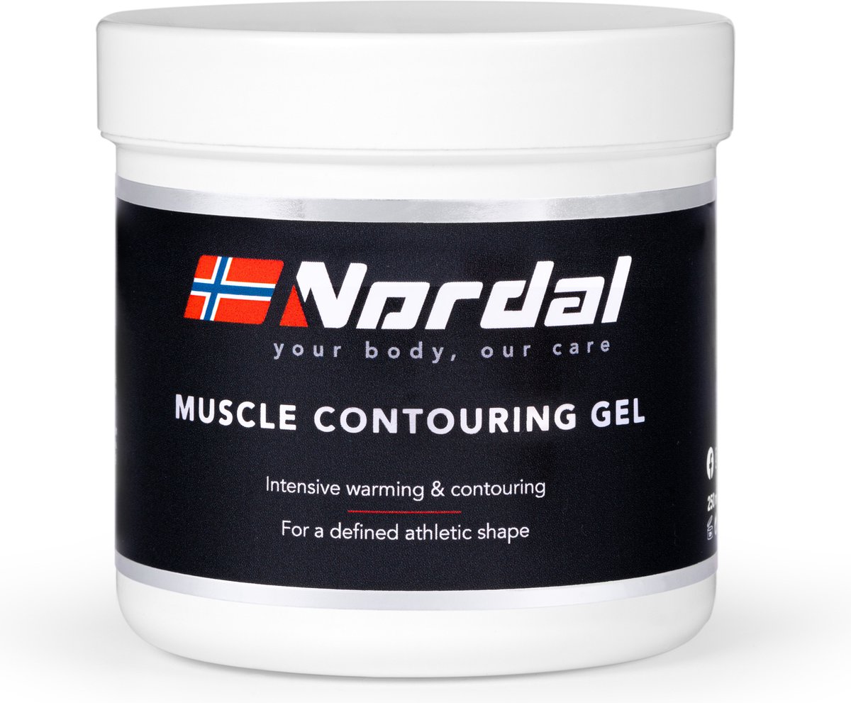 Nordal - Muscle Contouring Gel - Betere zichtbaarheid van Spiergroepen - Voor een strakke Huid - 250ml