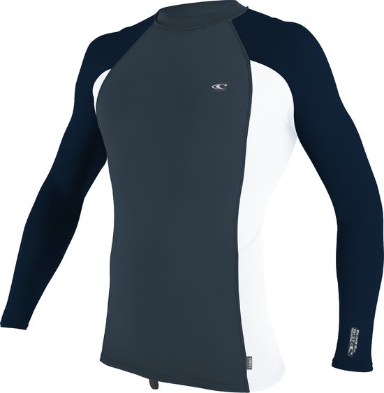 O'Neill Mens Premium Skins Long Sleeve Rash Vest - Cadet Bl