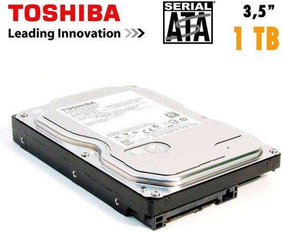Disque dur Toshiba 1 To 3,5 pouces / 7 200 tr/min / SATA-600 / 32 Mo de  cache DT01ACA100 | bol.