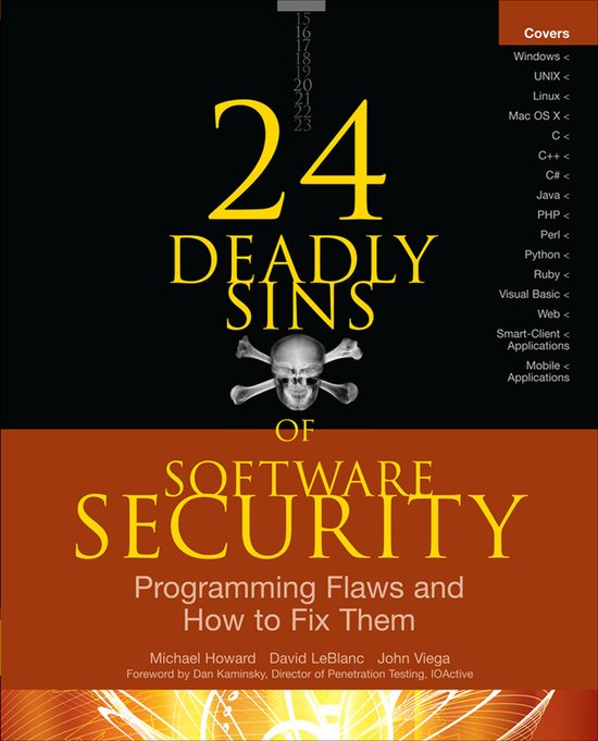 24 Deadly Sins Of Software Security - cover
