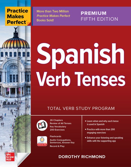 Practice Makes Perfect: Spanish Verb Tenses, Premium Fifth E ... - cover
