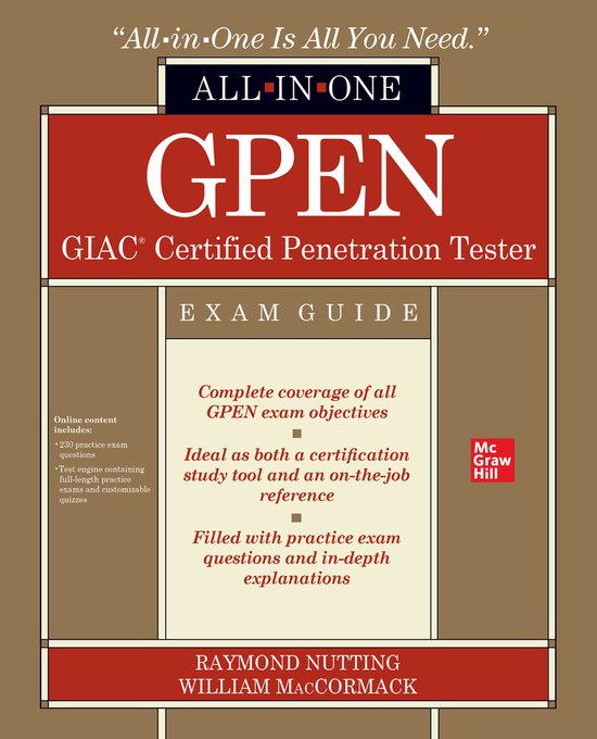 GPEN GIAC Certified Penetration Tester All-in-One Exam Guide - cover