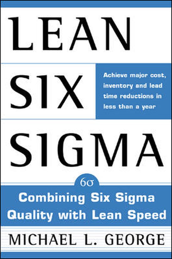 9780071385213 - Lean Six Sigma