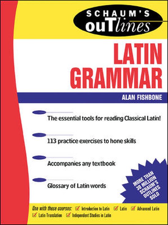 Schaum'S Outline Of Latin Grammar - cover