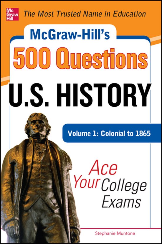 McGraw-Hill's 500 U.S. History Questions, Volume 1 - cover