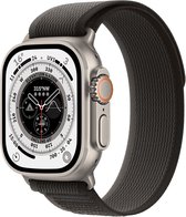 Trail bandje - 49mm - Zwart - Geschikt voor Apple Watch Ultra