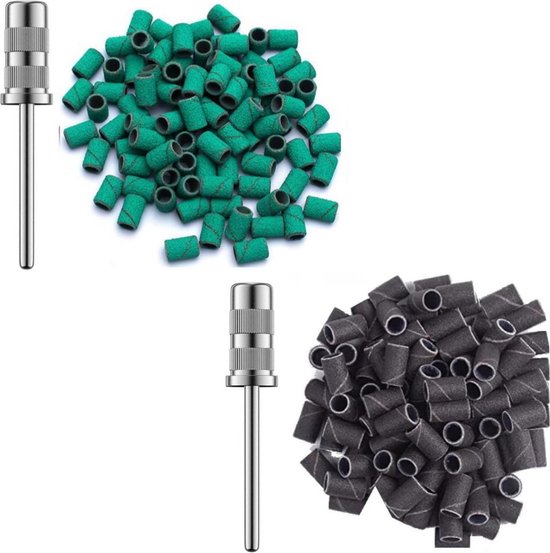 Goodbitz® - Schuurrolletjes Nagelfrees - 80 en 100 Grit - Schuurrollen - Schuurrolletjes 80 grit - Schuurrolletjes 100 grit - Schuurrolletjes - Schuurhulzen - Sanding bands nagels - Sanding bands nails