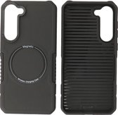 Hoesje Geschikt voor Samsung Galaxy S23 Plus - MagSafe Hoesje - Shockproof Back Cover - Zwart