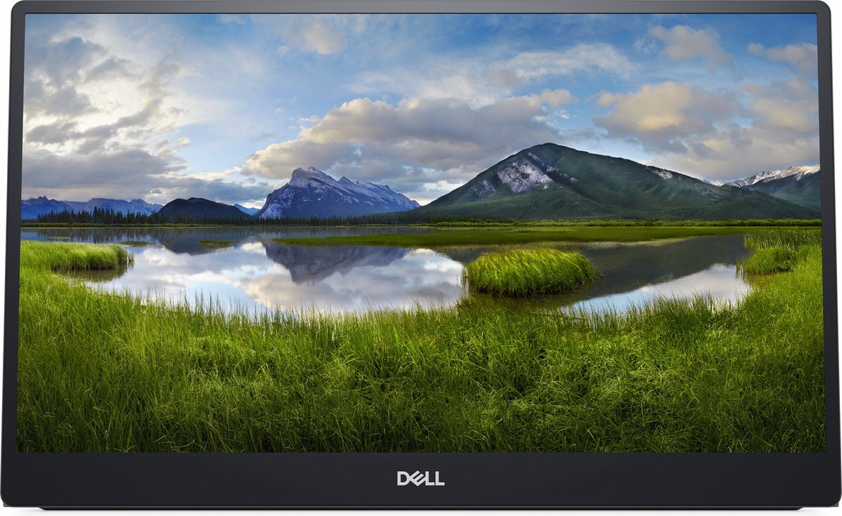 Dell P Series P1424H 14 Full HD Touchscreen IPS Monitor - Grijs