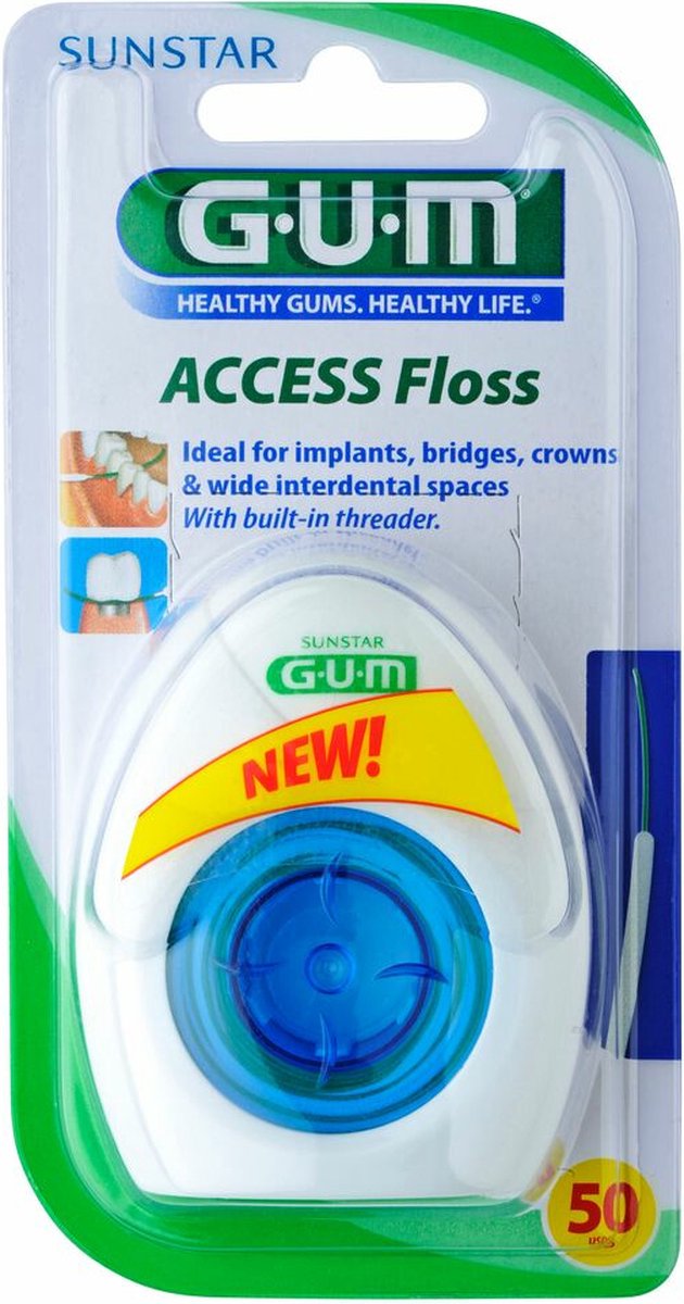 4x GUM Access Floss 50 stuks