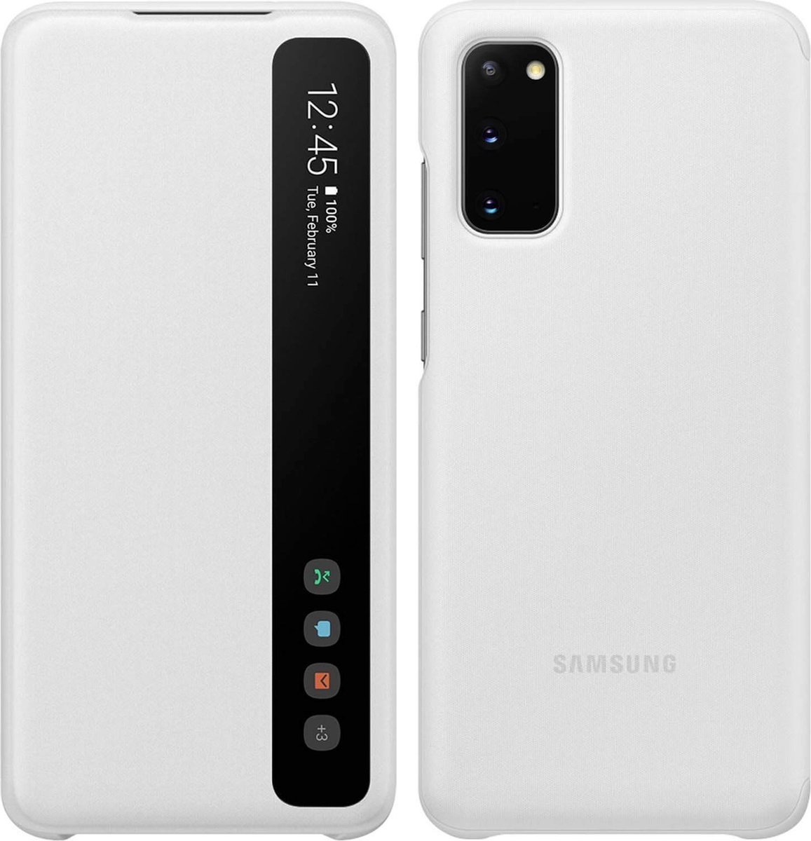 Samsung - Clear View Hoesje - Galaxy S20 - Wit