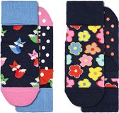Happy Socks chaussettes antidérapantes enfants 2P renard & fleur multi - 17-21