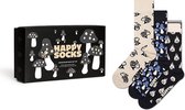 Happy Socks giftbox 3P sokken monochrome magic multi - 41-46