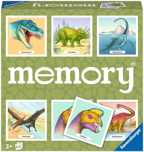 Ravensburger memory® Dinosaurussen – Kaartspel