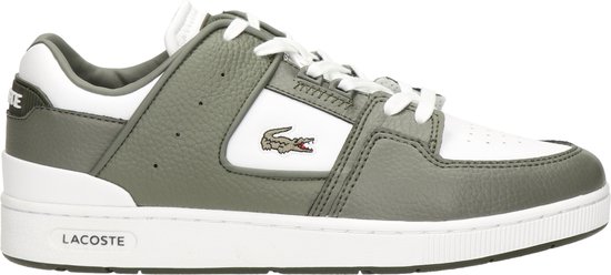 Lacoste Court Cage 223 2 Sma Heren Sneakers - Wit/Groen - Maat 43