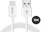 USB naar USB C Kabel voor Samsung Oplaadkabel USB C – Fast Charge – Datakabel – 1 Meter - Wit
