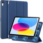 Geschikt voor ESR Rebound Magnetic iPad 10.9 Smart Hoes Tri-Fold Book Case Blauw