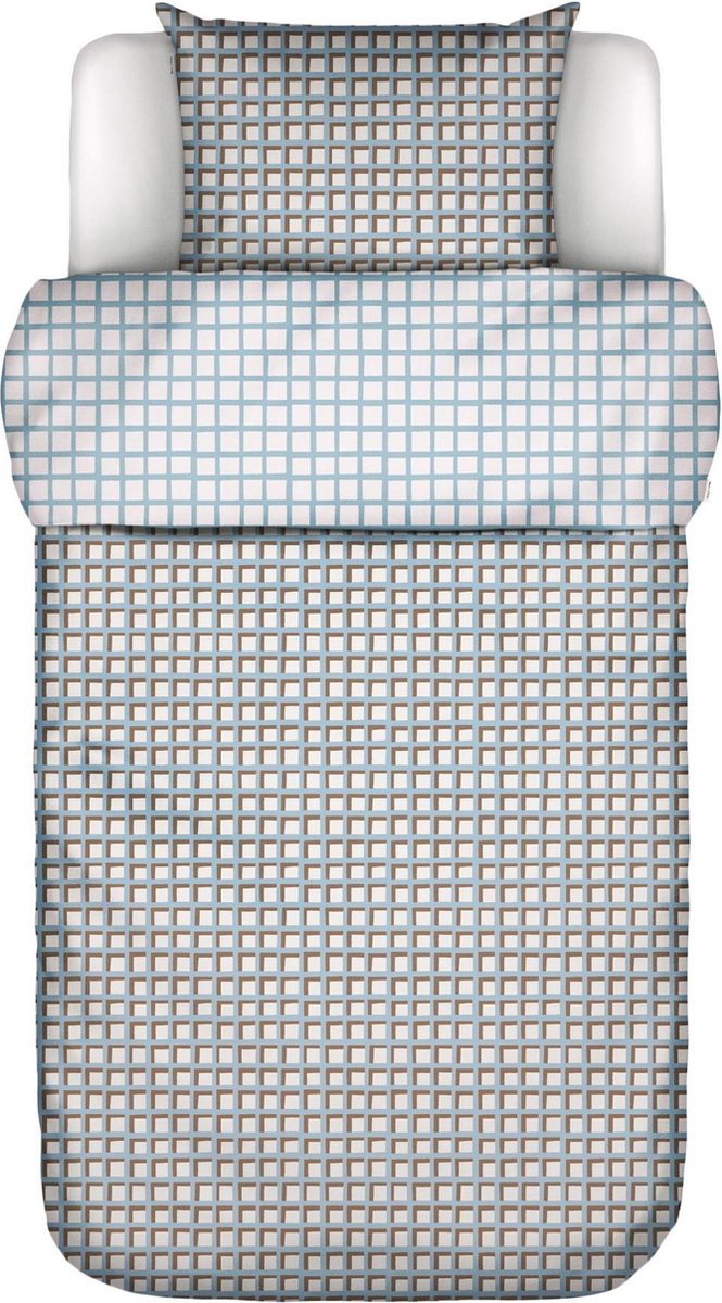 MARC O'POLO Karie Dekbedovertrek Powder blue - Eenpersoons – 140x200/220 cm