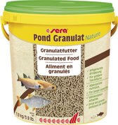 Sera Pond Granulat Nature - Natuurlijk voeder voor vijvervissen - 1,8 kg - 10 liter