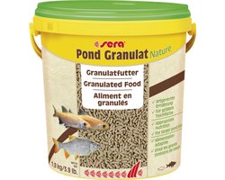 Sera Pond Granulat Nature - Natuurlijk voeder voor vijvervissen - 1,8 kg - 10 liter