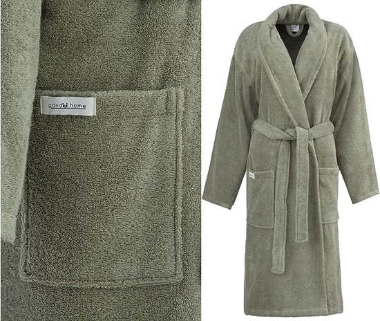 Badjas pour femme et homme en 100 % coton, peignoir en tissu éponge, douillet, veste de sauna, chaud et confortable, sèche la neige, doux, absorbant, 400 g/m².