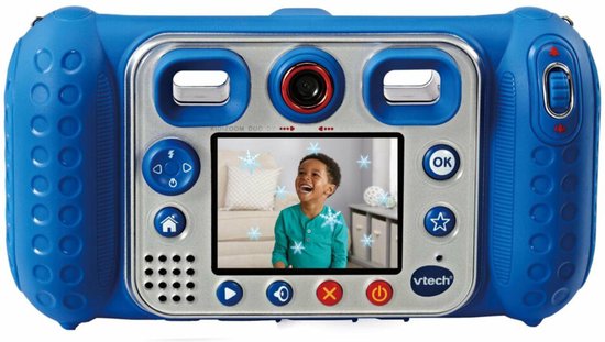 VTech KidiZoom Duo DX Kindercamera - 10-in-1 Interactieve Speelgoed Camera - Cadeau - Kinderspeelgoed 4 Jaar tot 10 Jaar - Blauw - VTech
