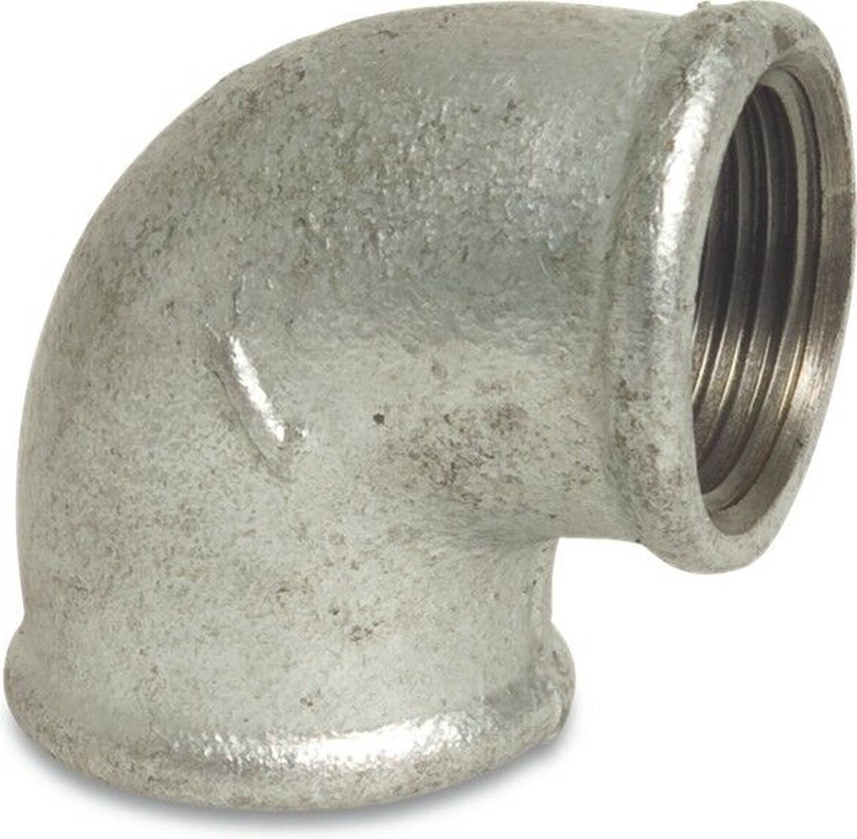 Verzinkt nr. 90 knie 90o bi x bi-2½”