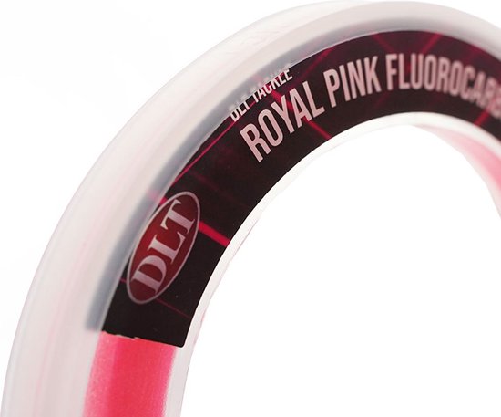 DLT Royal Pink - Fluoro Carbon - 200m 0.22mm 4.25kg Trekkracht - Vislijn van DLT — afbeelding 3