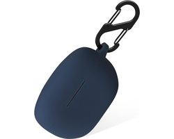 YONO Soft Case geschikt voor Sony WF-1000XM5 - Hoesje met Clip - Donkerblauw