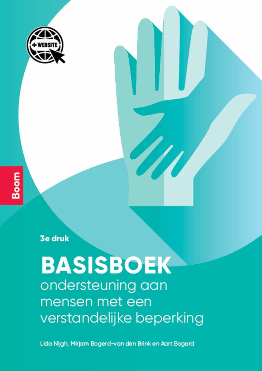 Omslag van Basisboek ondersteuning aan mensen met een verstandelijke beperking