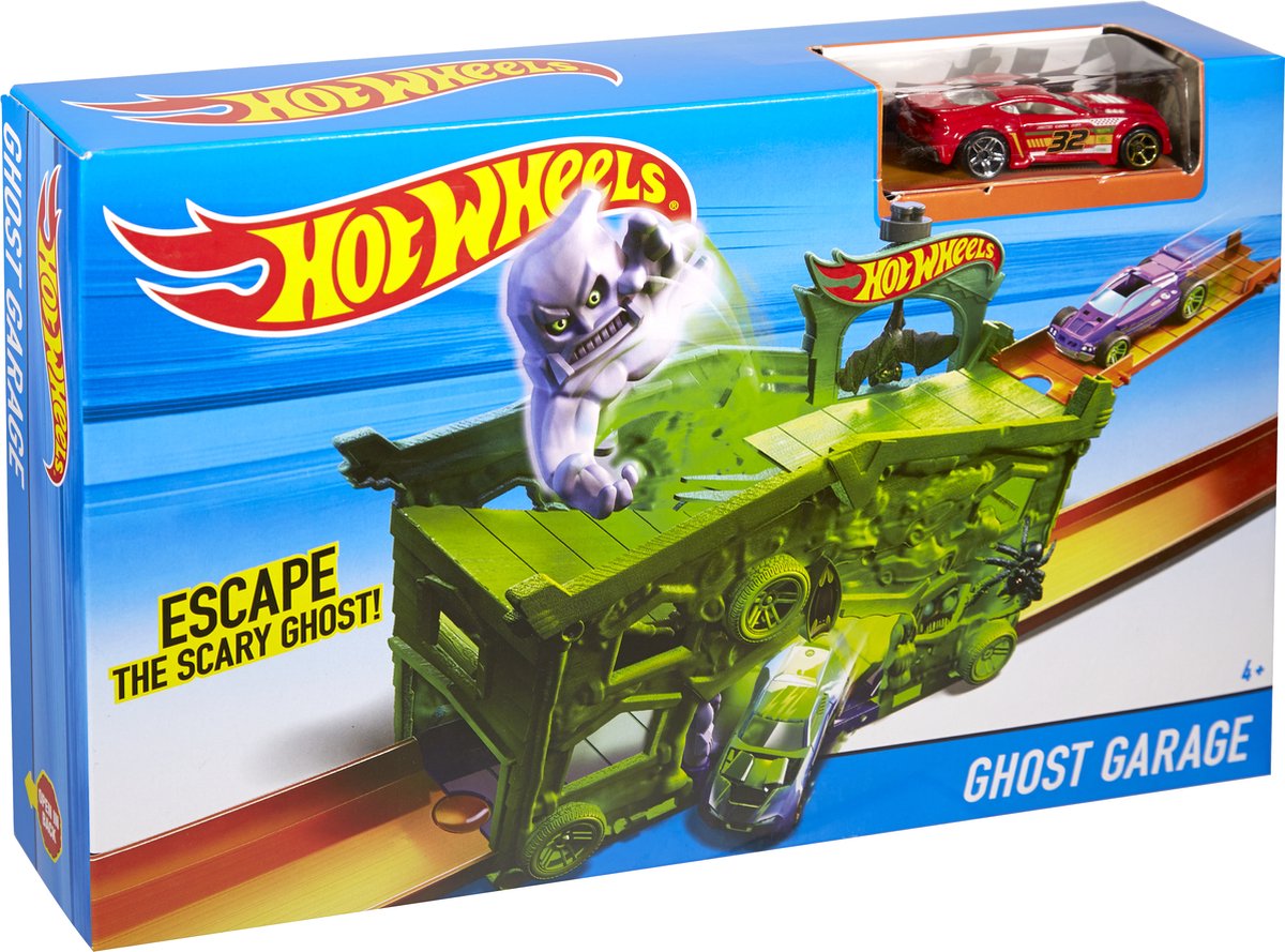 Hot Wheels Ghost Garage Racebaan - Hot wheels Autootjes Baan