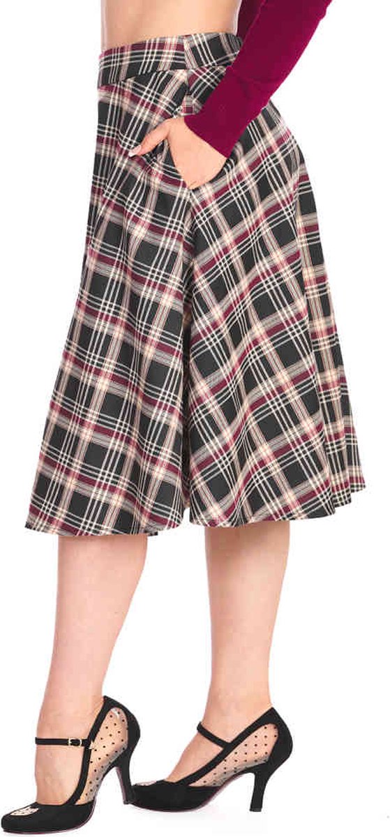Banned - Winter Dreaming Swing Rok - L - Zwart
