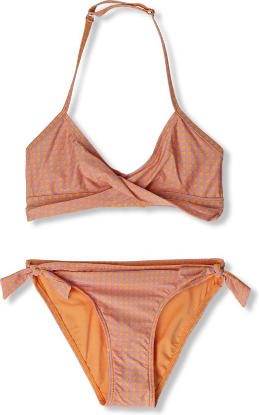 Beachlife Pied De Poule Mini Bikini Zwemkleding Meisjes - Roze - Maat 146/152