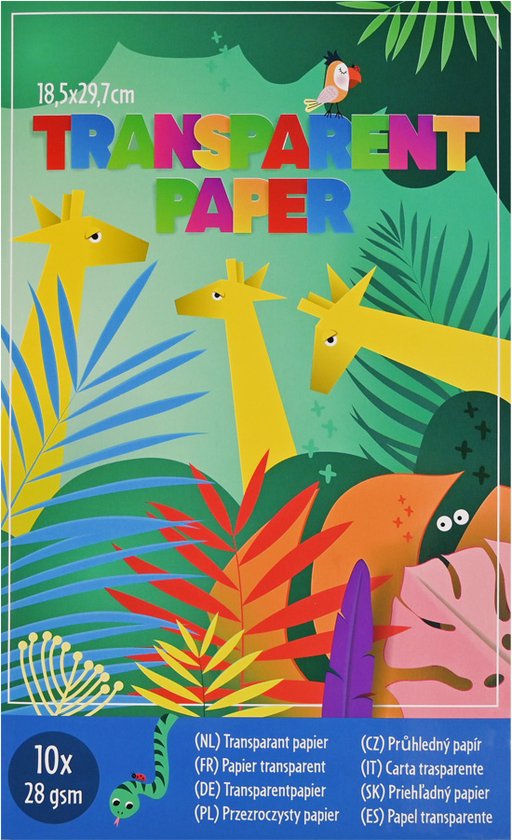 Transparant papier (Jungle line)
