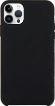 Mobigear Hoesje geschikt voor Apple iPhone 15 Pro Max Siliconen Telefoonhoesje | Mobigear Rubber Touch Backcover | iPhone 15 Pro Max Case | Back Cover - Zwart