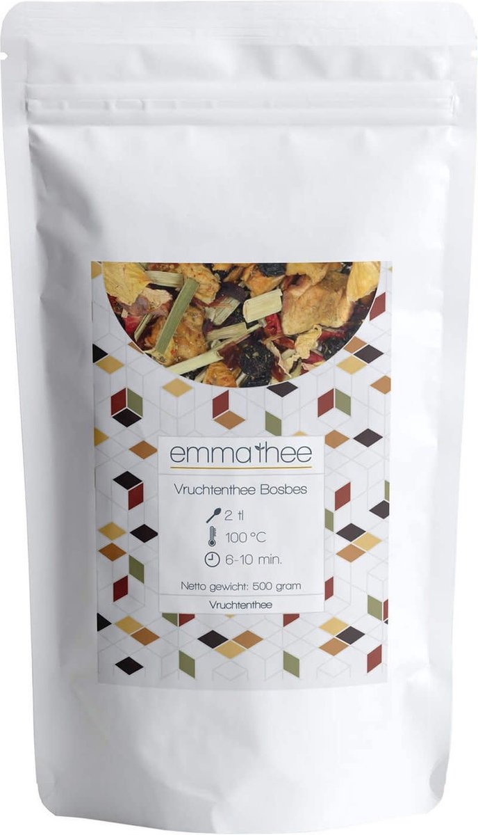 Vruchtenthee Bosbes 100 Gram - Losse Thee - Puur & Natuurlijk - Rijk & Fruitig