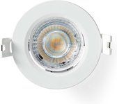 Nedis SmartLife Plafondlamp - Wi-Fi - Warm tot Koel Wit - Rond - Diameter: 52 mm - 360 lm - 2700 - 6500 K - IP20 - Energieklasse: F - Android / IOS