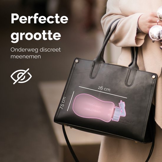CLEAN BUM Peri Bottle - Vaginale Douche - Postpartum - Draagbare Bidet - Perineum Douche - Roze