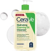 Huile nettoyante moussante hydratante CeraVe | Pour peaux sèches à très sèches | 562 ml