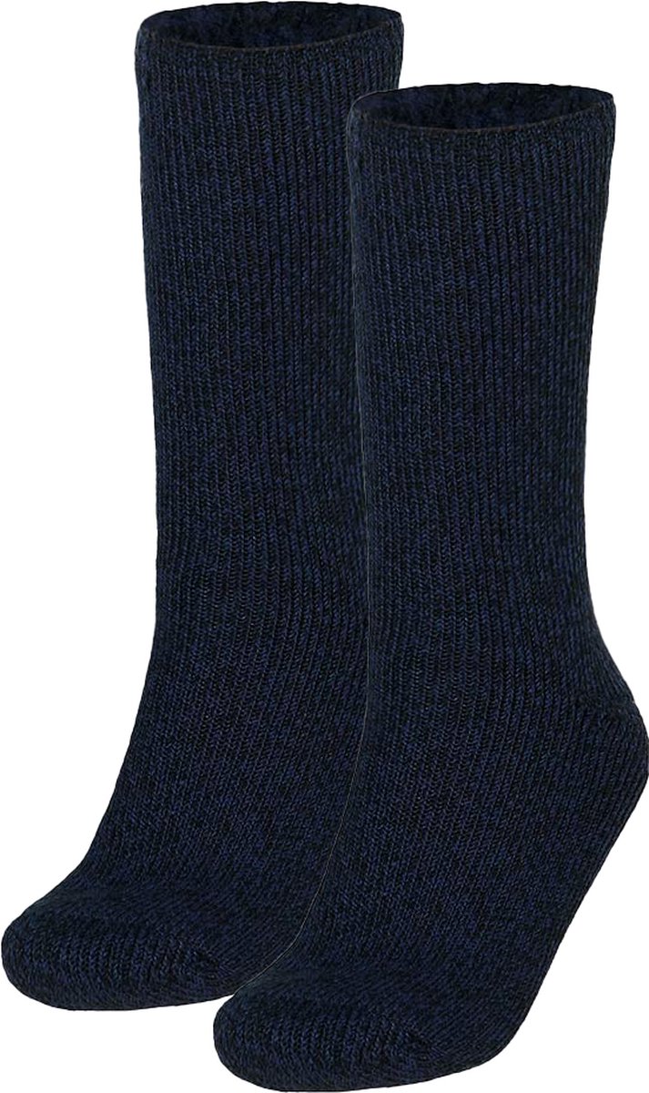 Heatkeeper - Thermo sokken dames - 2-Paar - 36/41 - Donker Blauw - Thermosokken - Thermosokken dames 35 38