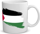Akyol - palestina vlag koffiemok - theemok - Palestina - mensen die liefde willen geven aan palestina - degene die van palestina houden - supporten - oorlog - verjaardagscadeautje - gift - geschenk - kado - 350 ML inhoud