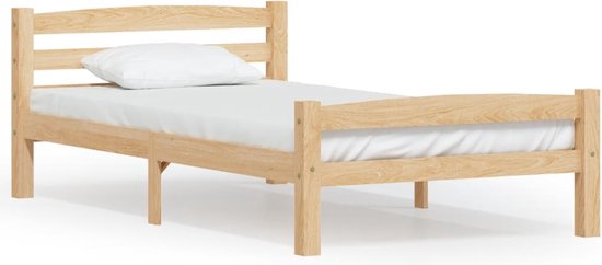 vidaXL - Bedframe - massief - grenenhout - 100x200 - cm